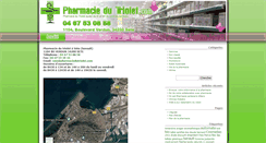 Desktop Screenshot of pharmaciedutriolet.com